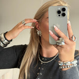 Chrome Beads Necklace