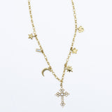 Stellar Cross Necklace