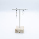 Pearl Drop Chain Earrings