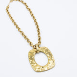 Molten Oval Necklace