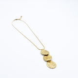 Triple Coin Necklace